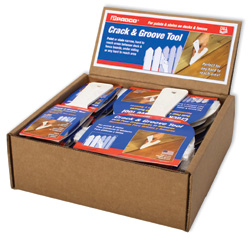 Crack and Groove Tool counter display box