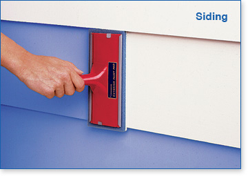Padco Exterior Paint & Stain Pads are great for siding.