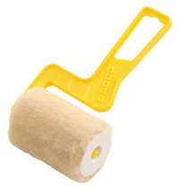 3 inch Mini Roller with plastic yellow handle