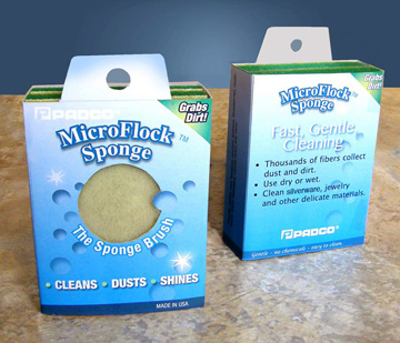 Padco MicroFlock Sponge Front Back
